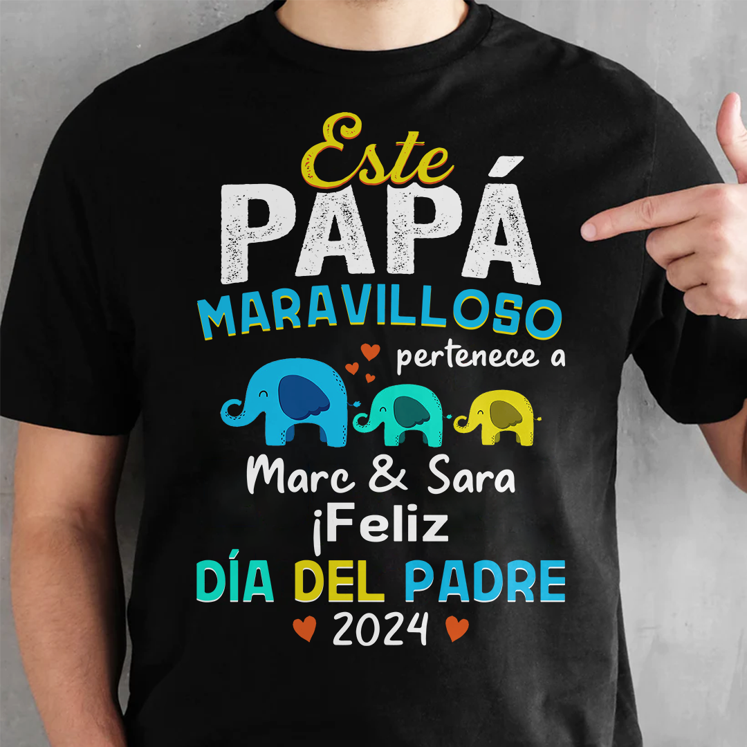 Este Papá Maravilloso - Camisa Personalizada