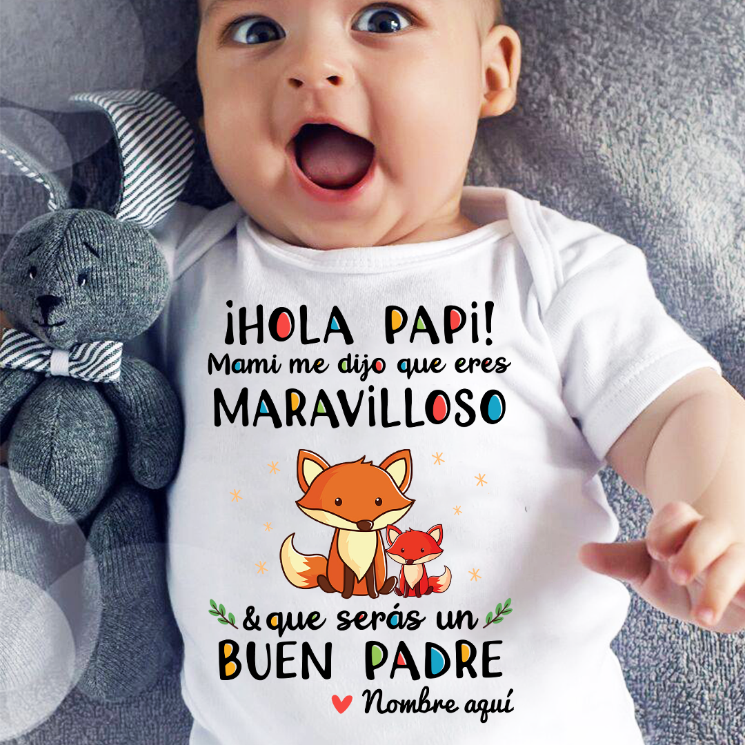 ¡Hola papi! - Body de bebé