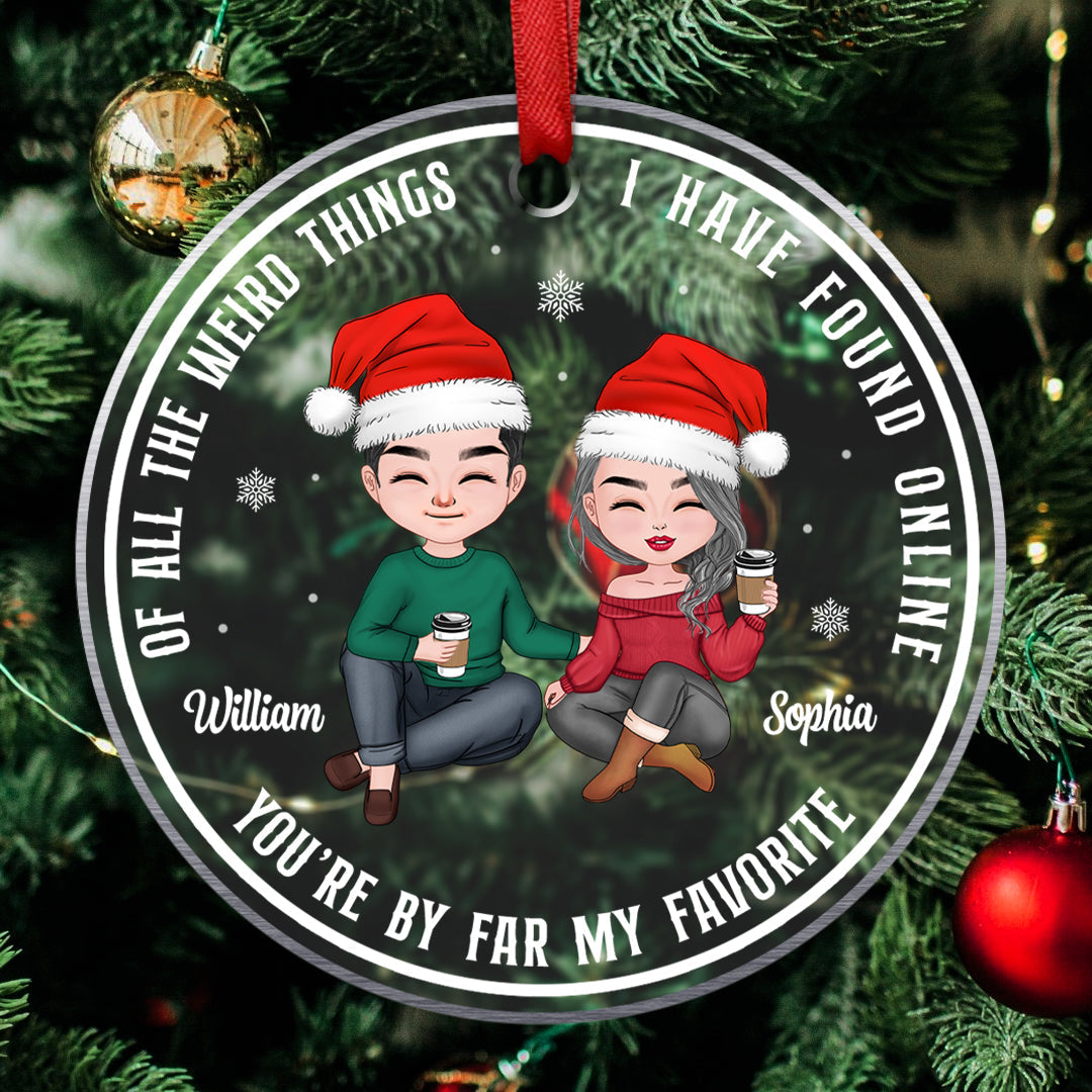 You Are My Favorite Ornament - Personalized Gift For Couple
