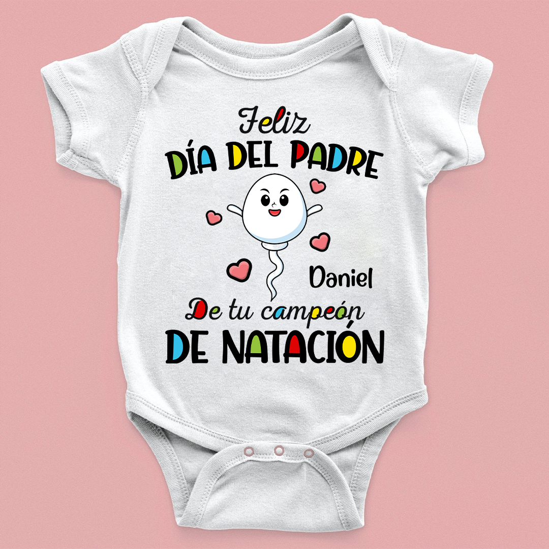 Feliz Día Del Padre - Onero De Bebé Personalizado