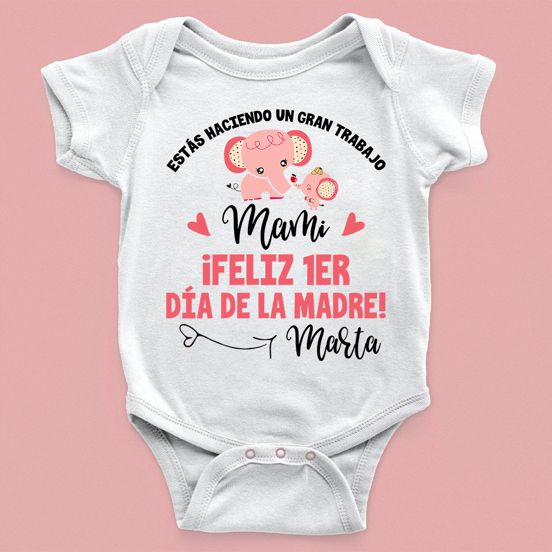 Estás Haciendo Un Gran Trabajo Mami Onero De Bebé Personalizado