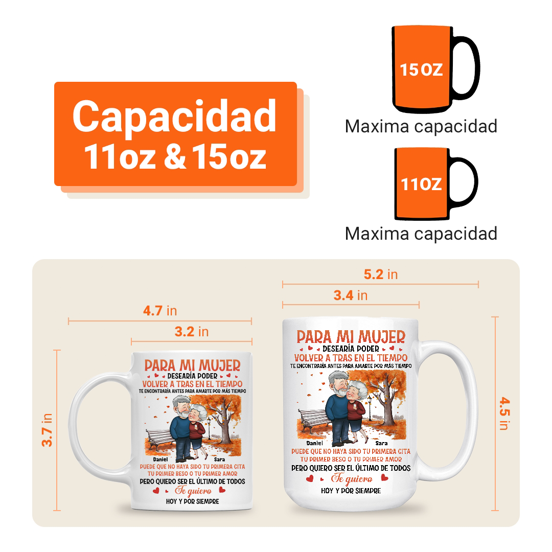 Te Quiero Hoy Y Por Siempre Taza Personalizada Para Esposa