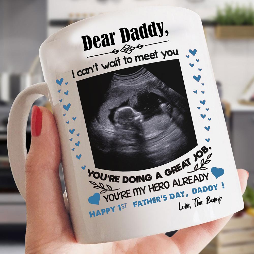 First Father's Day You're Doing A Great Job Personalized Cute Mug