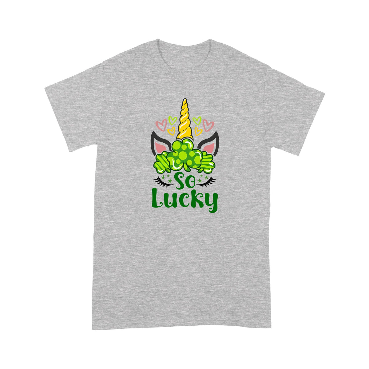 Lucky Unicorn Shamrock St Patrick's Day Irish Shirt For Women For Men Standard Tshirt