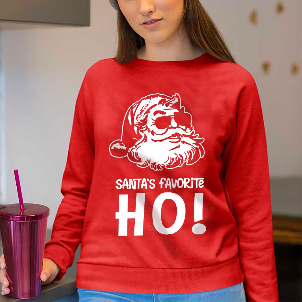Christmas Gift Santa's Favorite Ho Sweatshirt