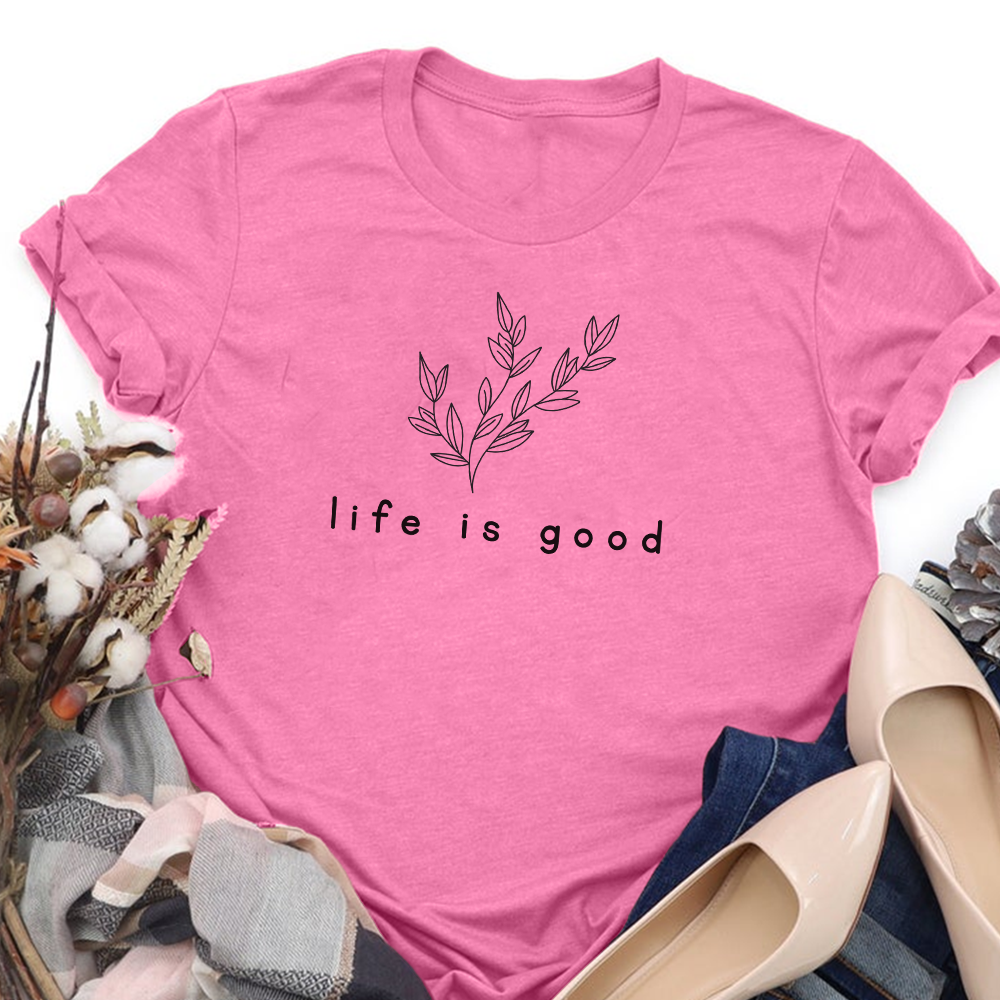 Gift For Girl Life Is Good Tree Shirt