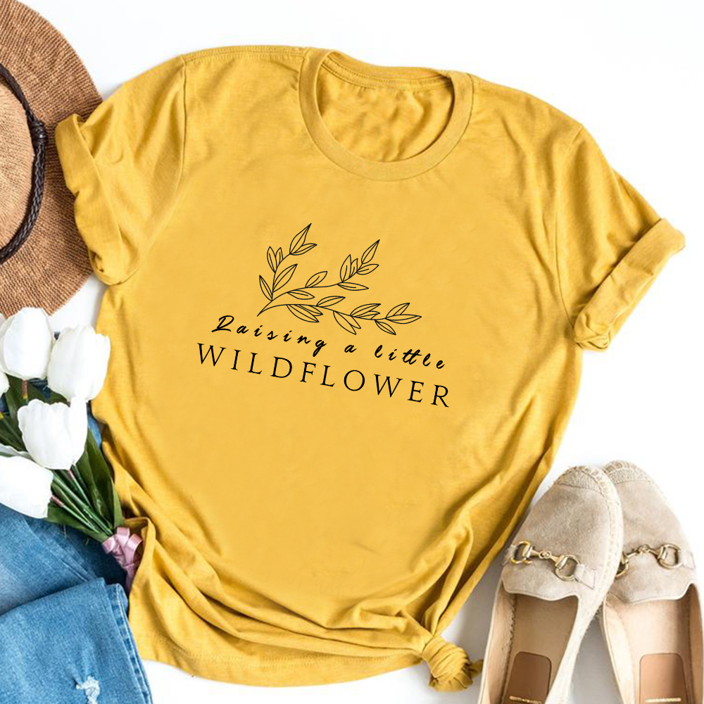 Gift For Girl Raising A Little WildFlower Shirt