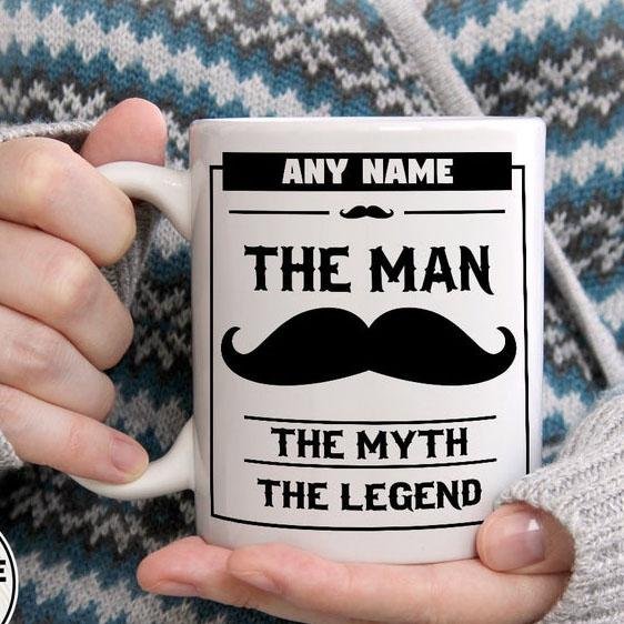 For Dad Grandpa The Man The Myth The Legend Personalized Funny Mug