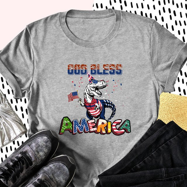 God Bless America Independence Day 4th of July Shirt