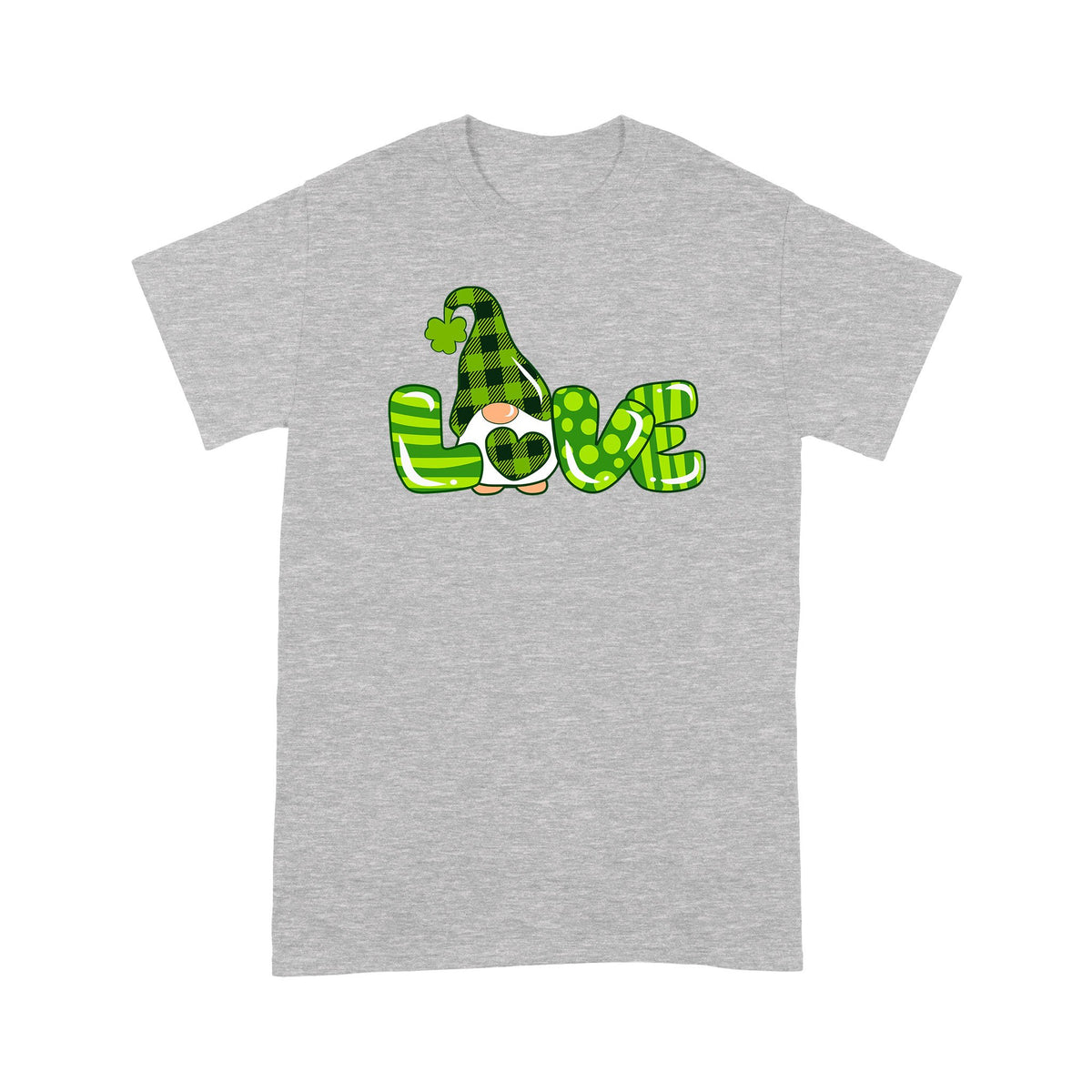 Love Shamrock Happy St Patrick's Day Irish Shirt For Women For MenStandard Tshirt