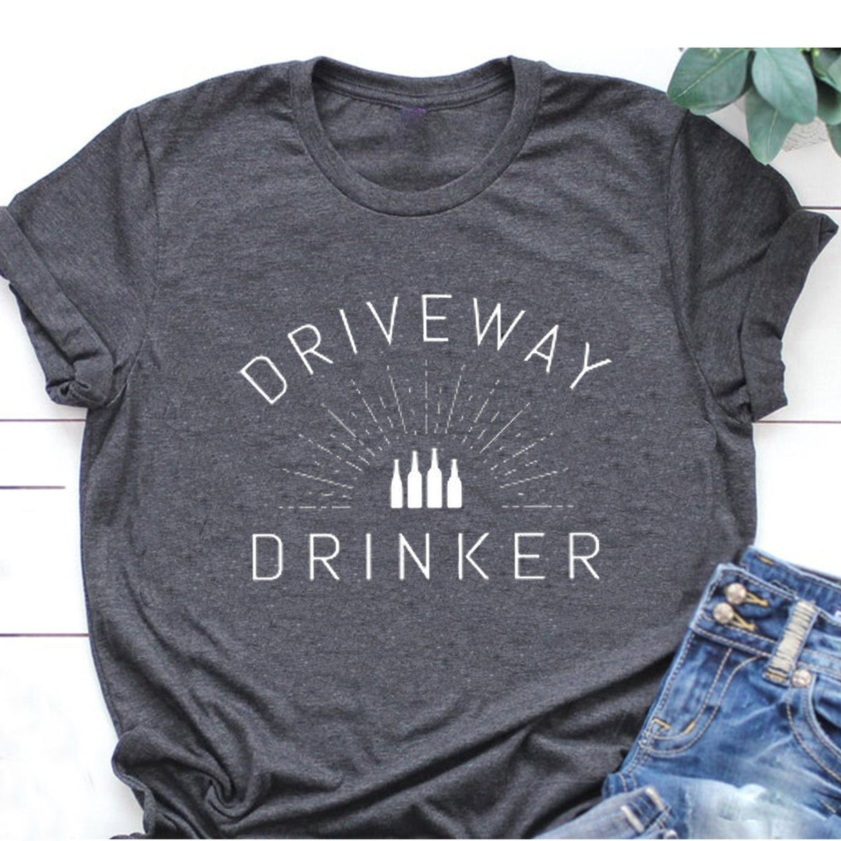 Driveway Drinker Shirt Gift For Dad