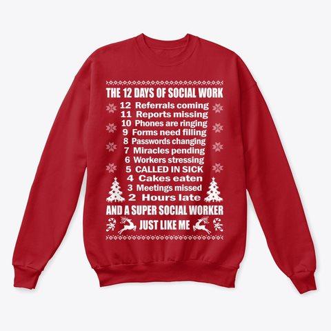 12 Days Of Social Work Ugly Sweatshirt