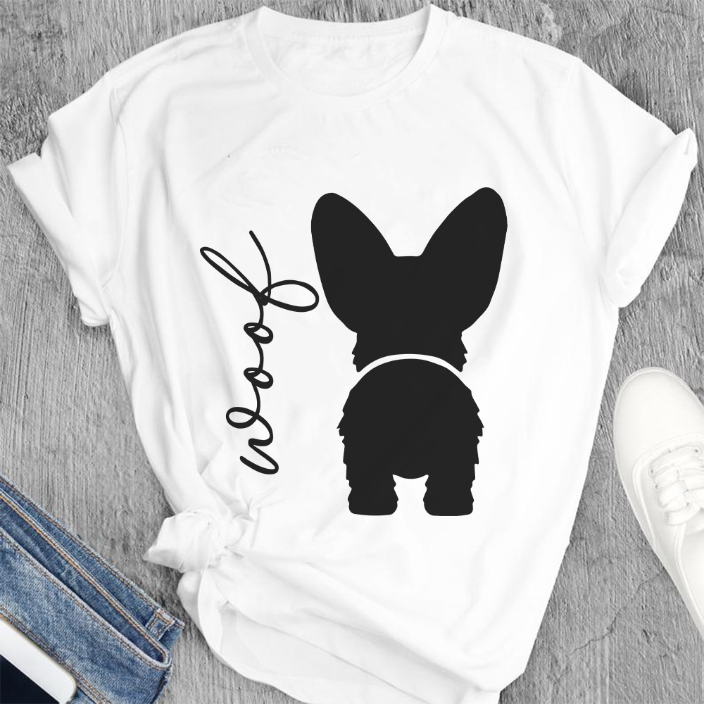 Woof Breed Cute Corgi Dog TShirt Gift for Dog Lover