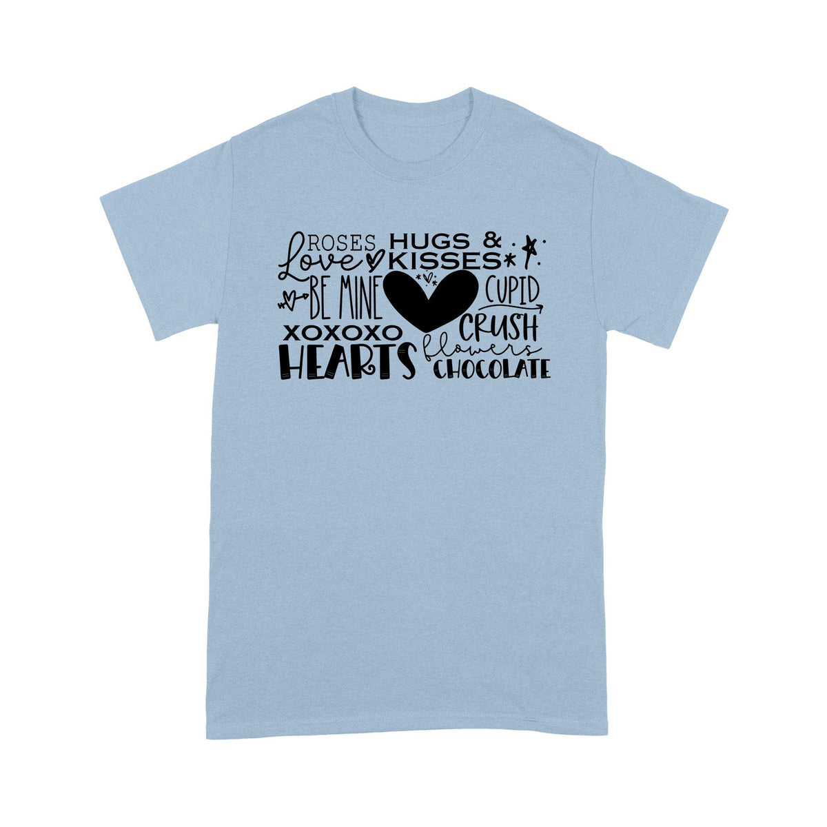 Rose Hugs & Love Kisses Gift For Her WomanStandard Tshirt