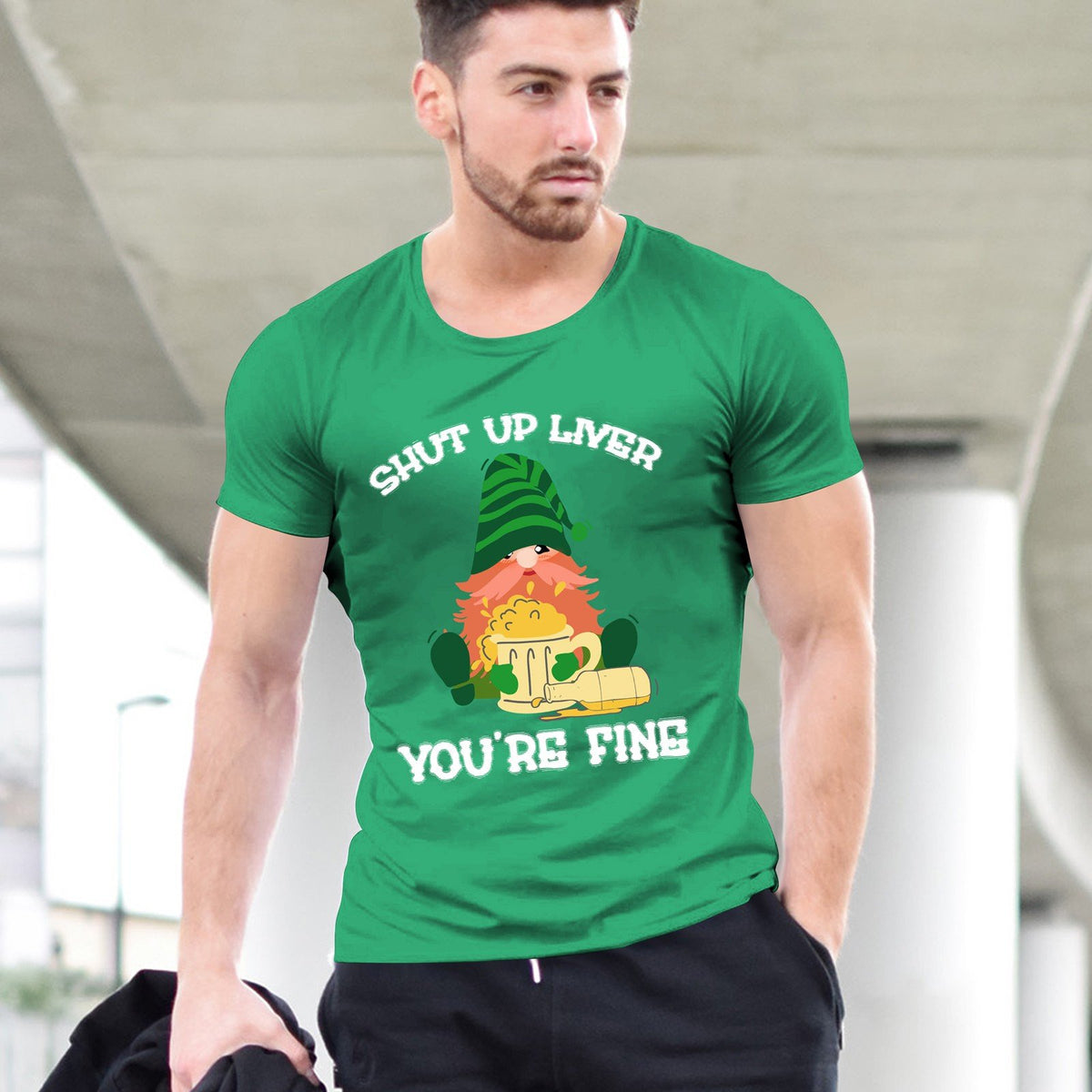St Patrick's Day Shirt Gift Shut Up Liver You're Fine