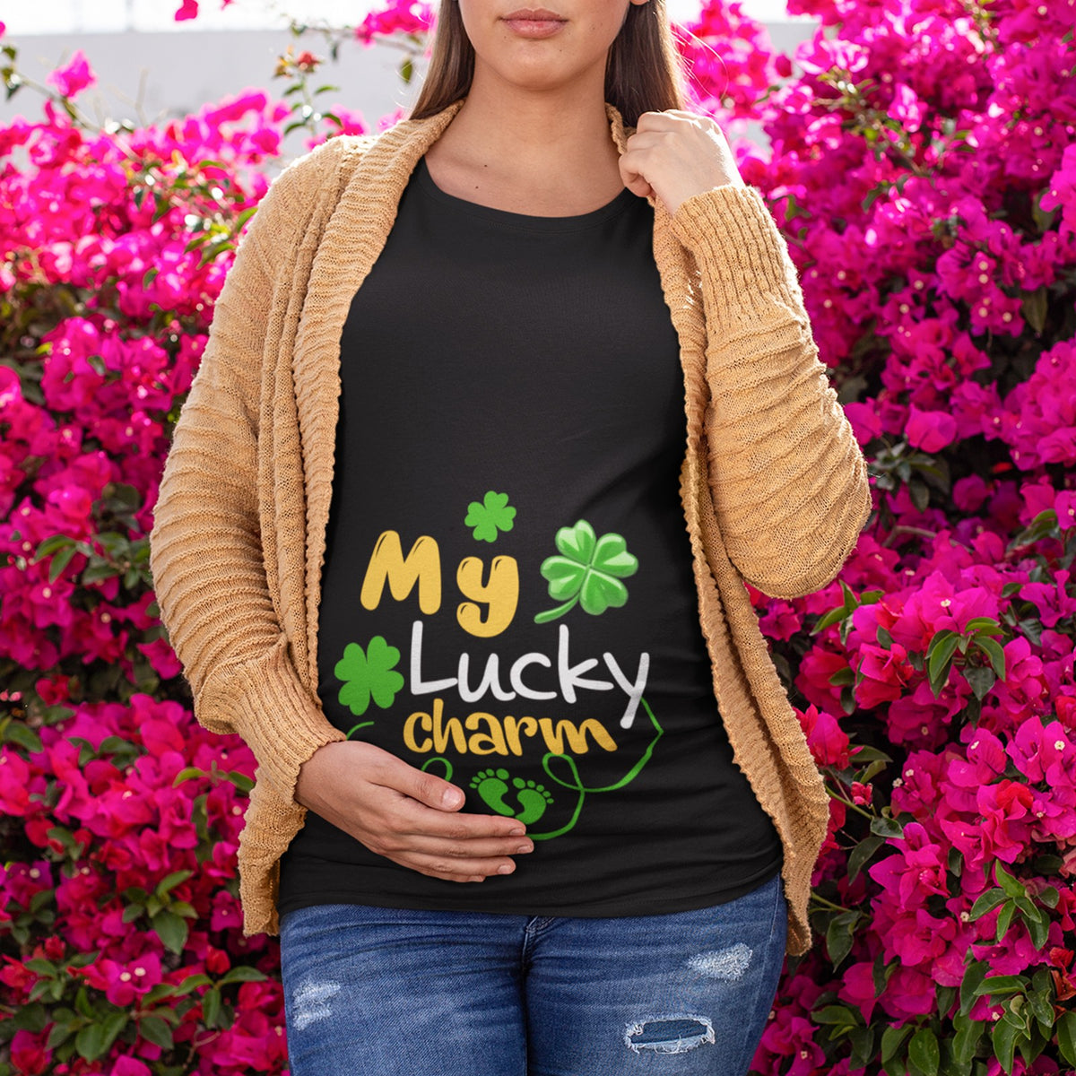 St Patrick's Day I Don't Need Luck I've Got My Mom Shirt