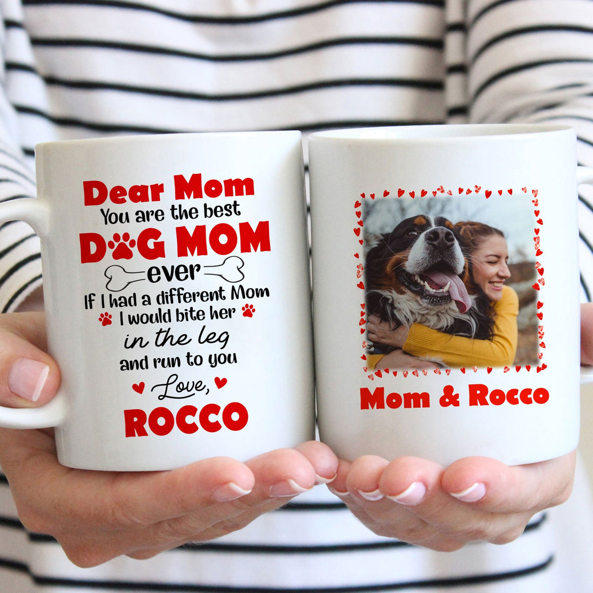 Personalized To Dog Mom Gifts For Mom Mother's Day Coffee Mug
