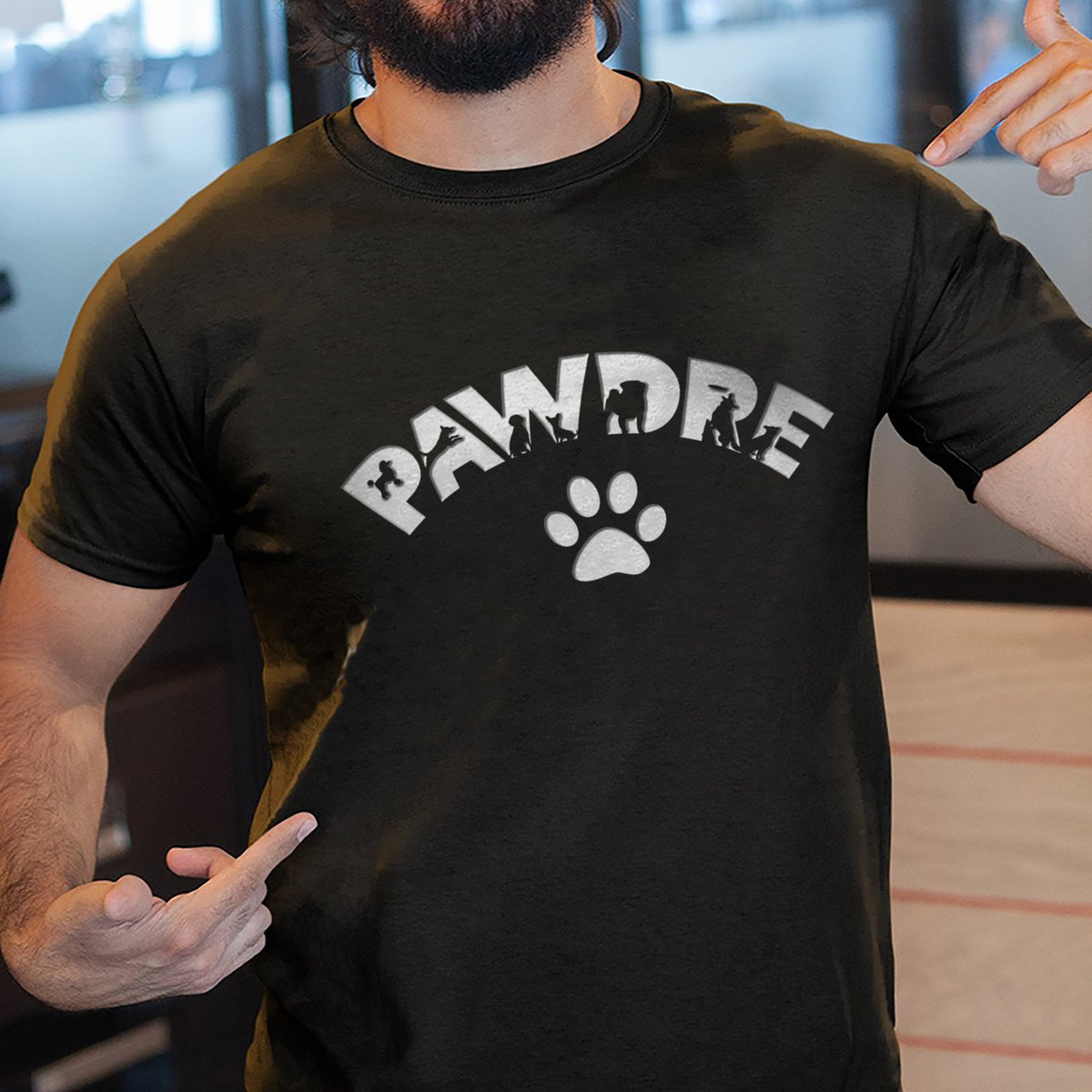 Dad Dog Father Pawdre Shirt