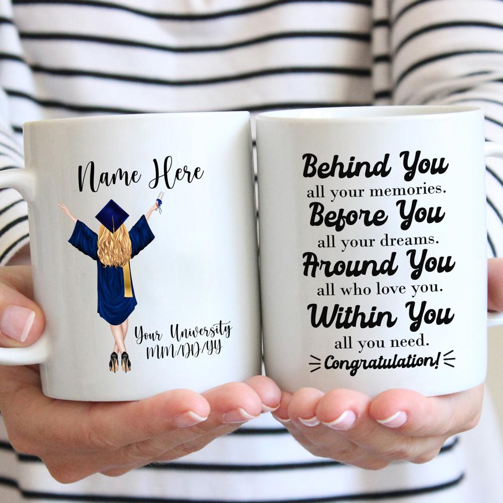 Personalized Gift For Girl Congratulation Graduation Mug