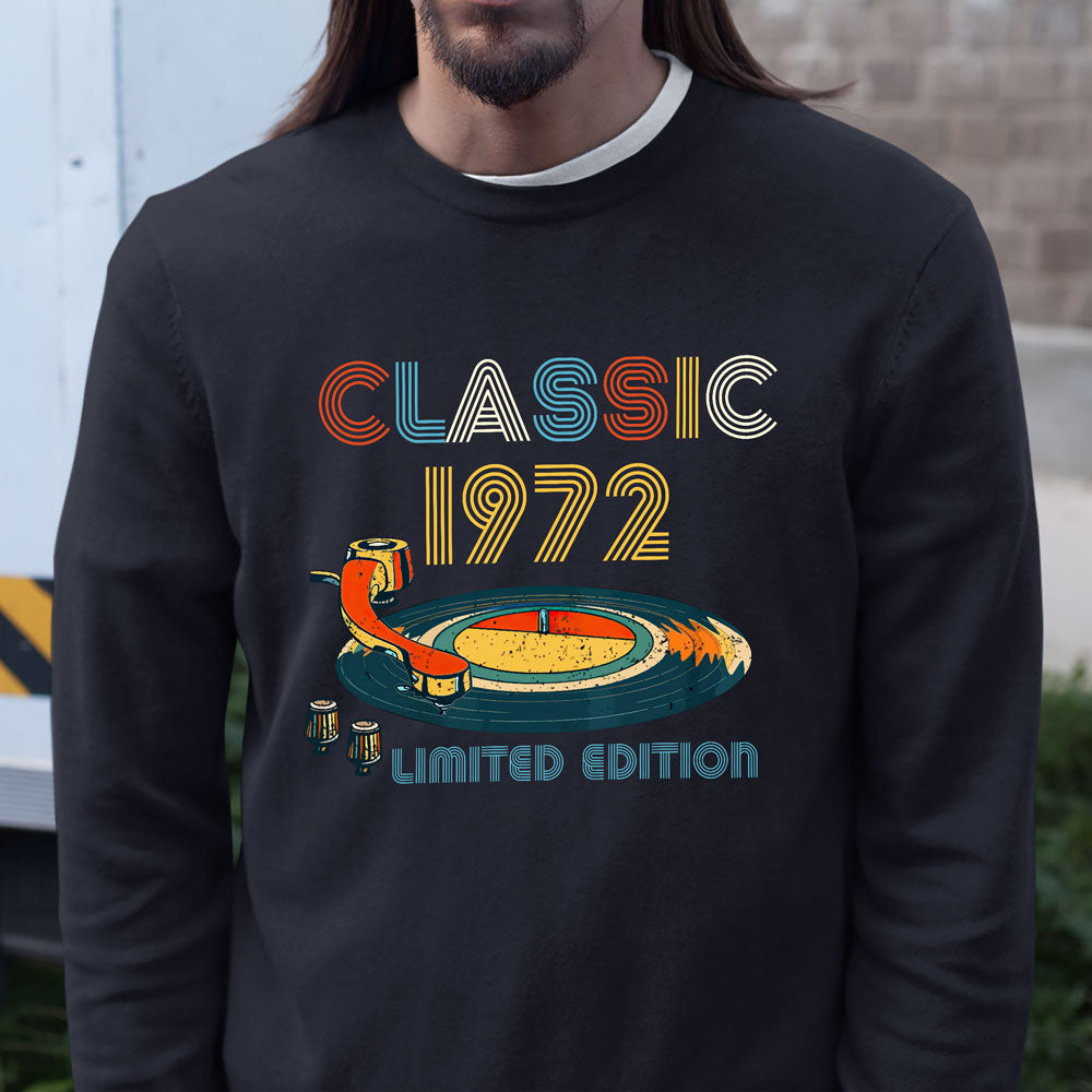 Birthday Birthyear Classic Vinyl Limited Funny Personalized Sweatshirt