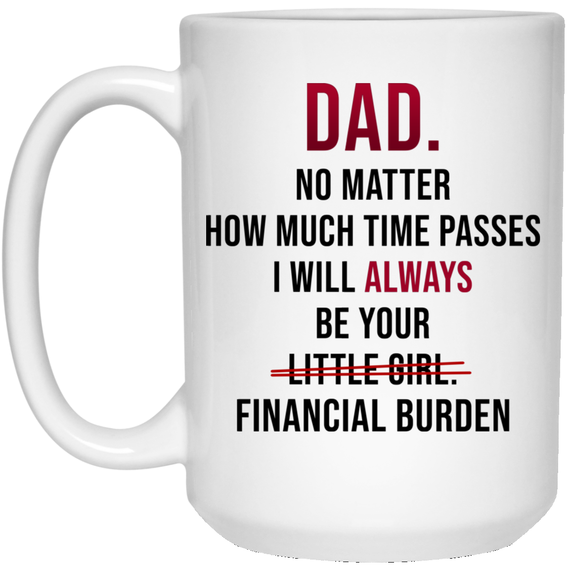 Dad I Will Always Be Your Financial Burden Mug Gift For Dad