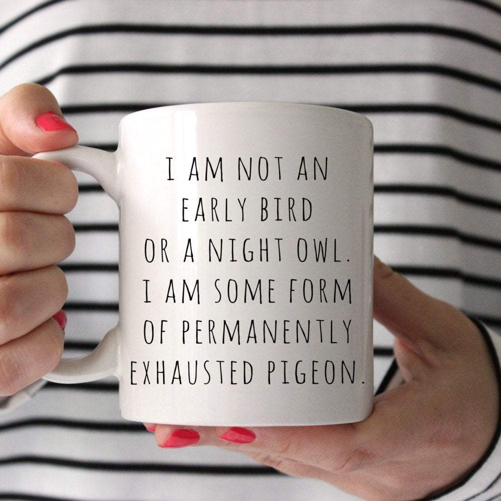 I Am Not An Early Bird Or A Night Owl Mug