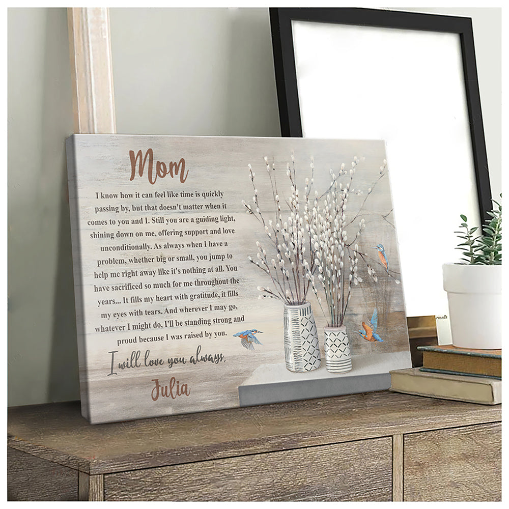 Personalized Gift For Mom, Mom Daughter Gift, Mom And Son Canvas