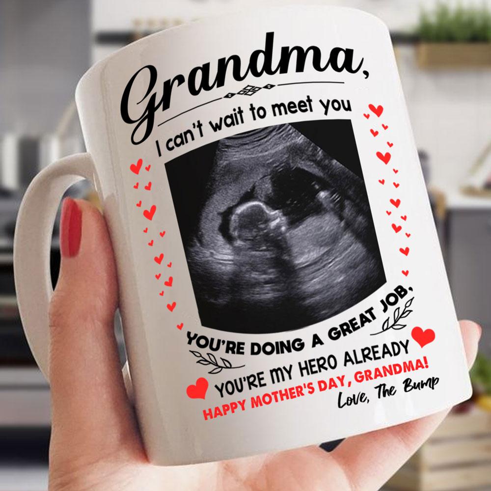 Personalized Happy Mother's Day Mug Gift For Grandma