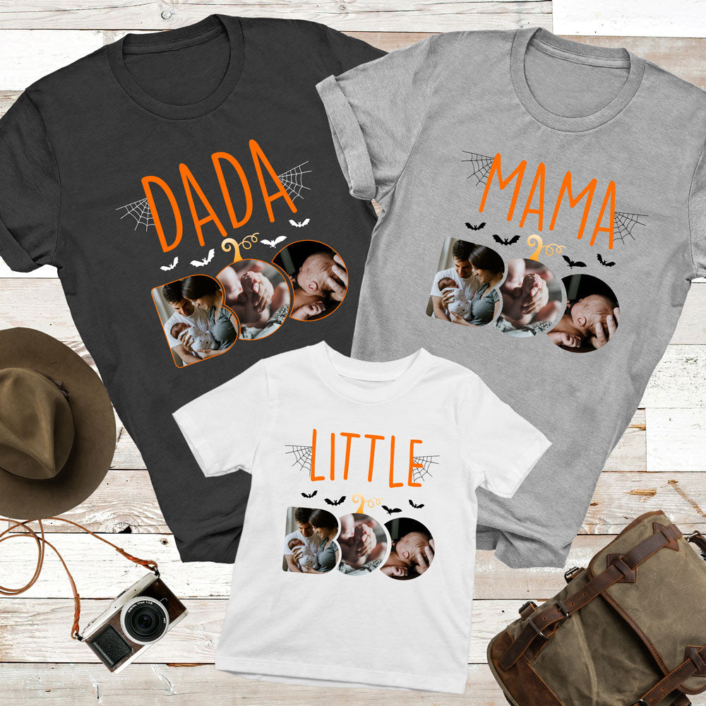 Halloween Mama Dada Little Boo Family Matching Personalized Shirt