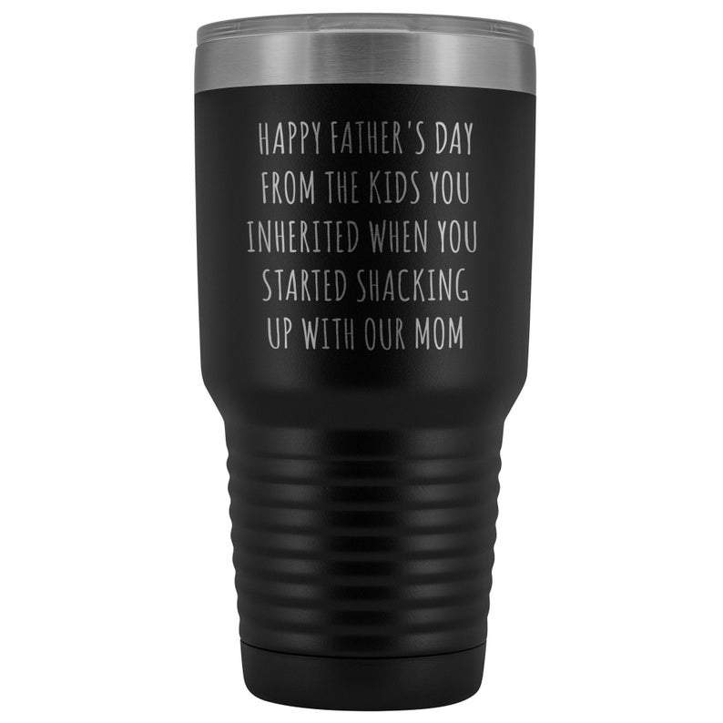 For Stepdad From The Kids You Inherited Father's Day Funny Mug