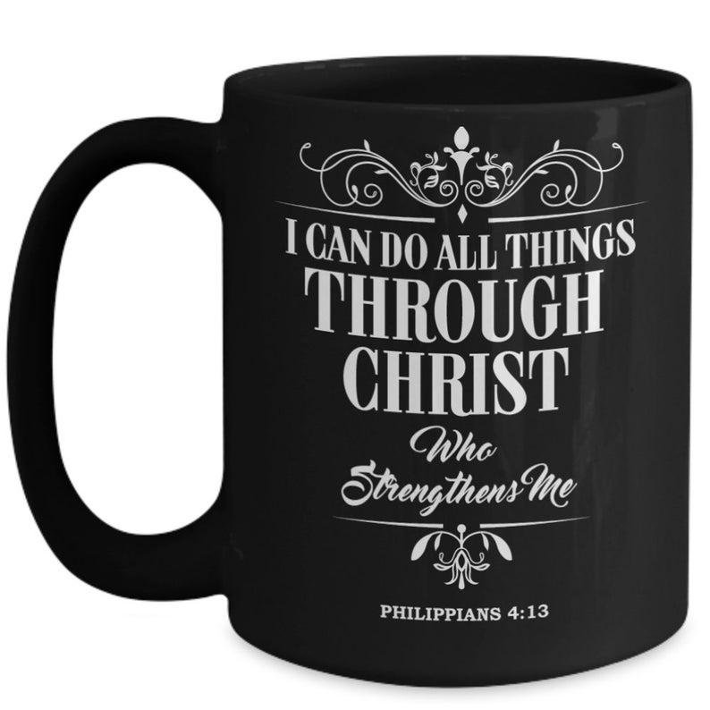 Vista Stars I can do all things through christ who strengthens me coffee mug