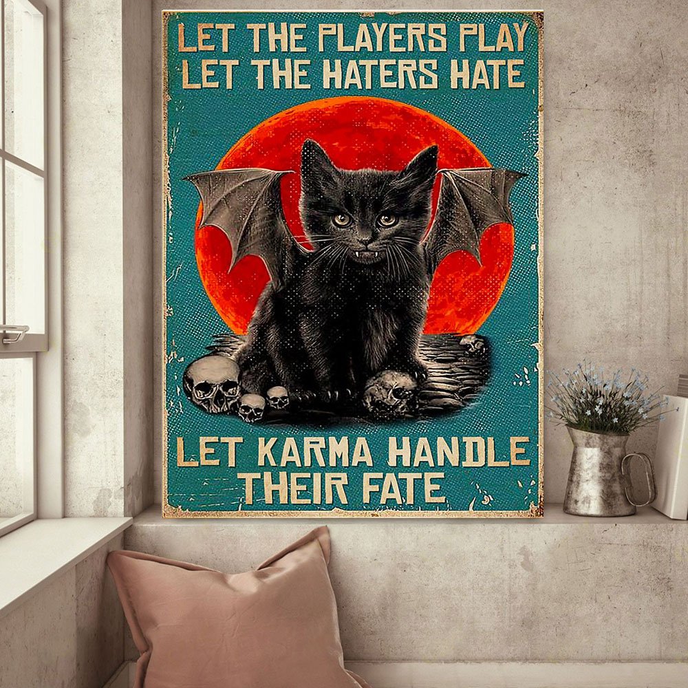 Karma Cat Canvas