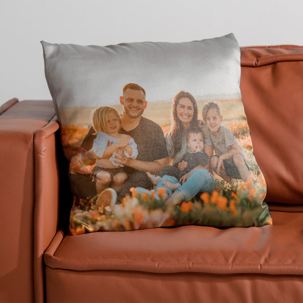 Personalized Image Family Picture Custom Photo Pillow