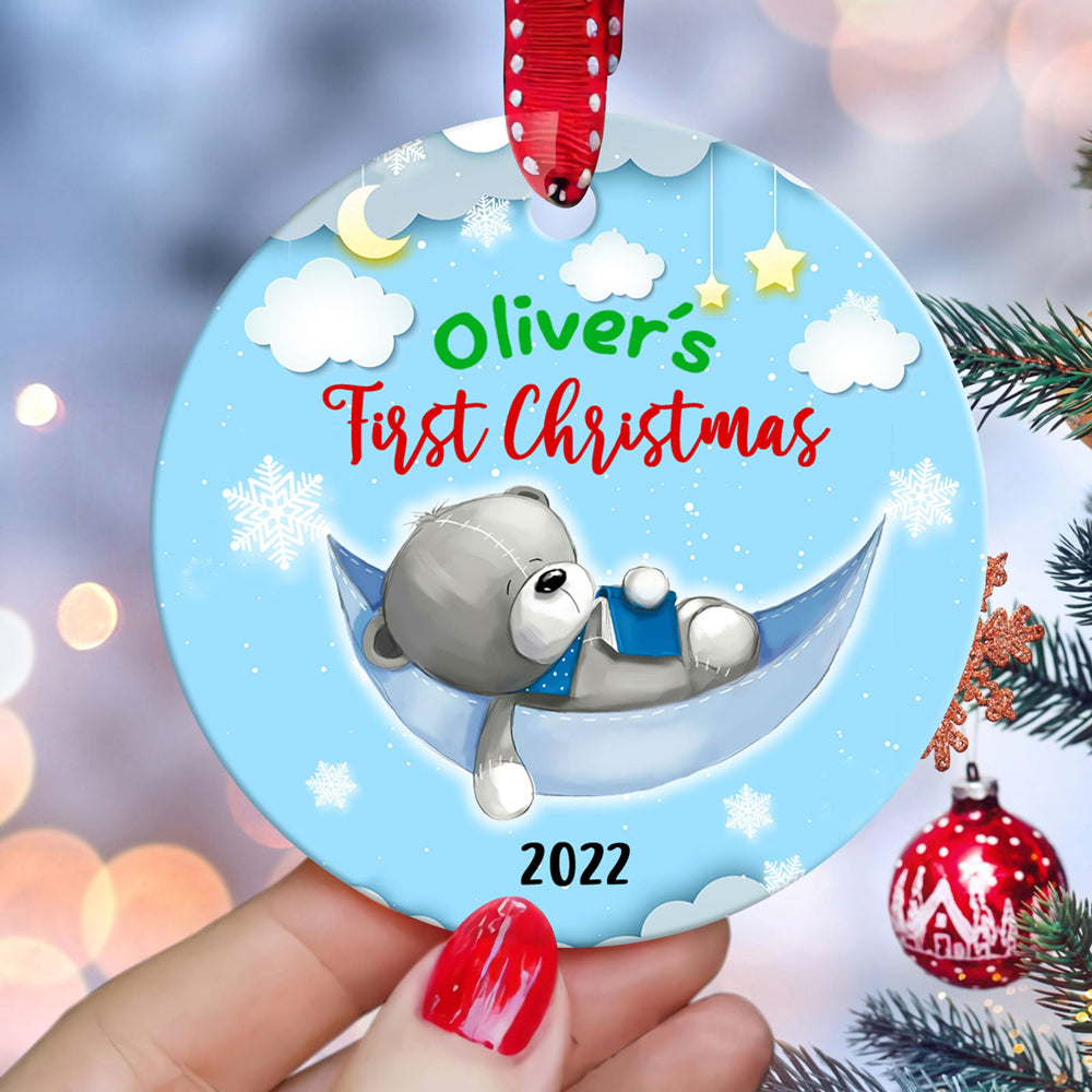 Personalized Baby's First Christmas Ornament, Baby Name Ornament, New Baby Gift