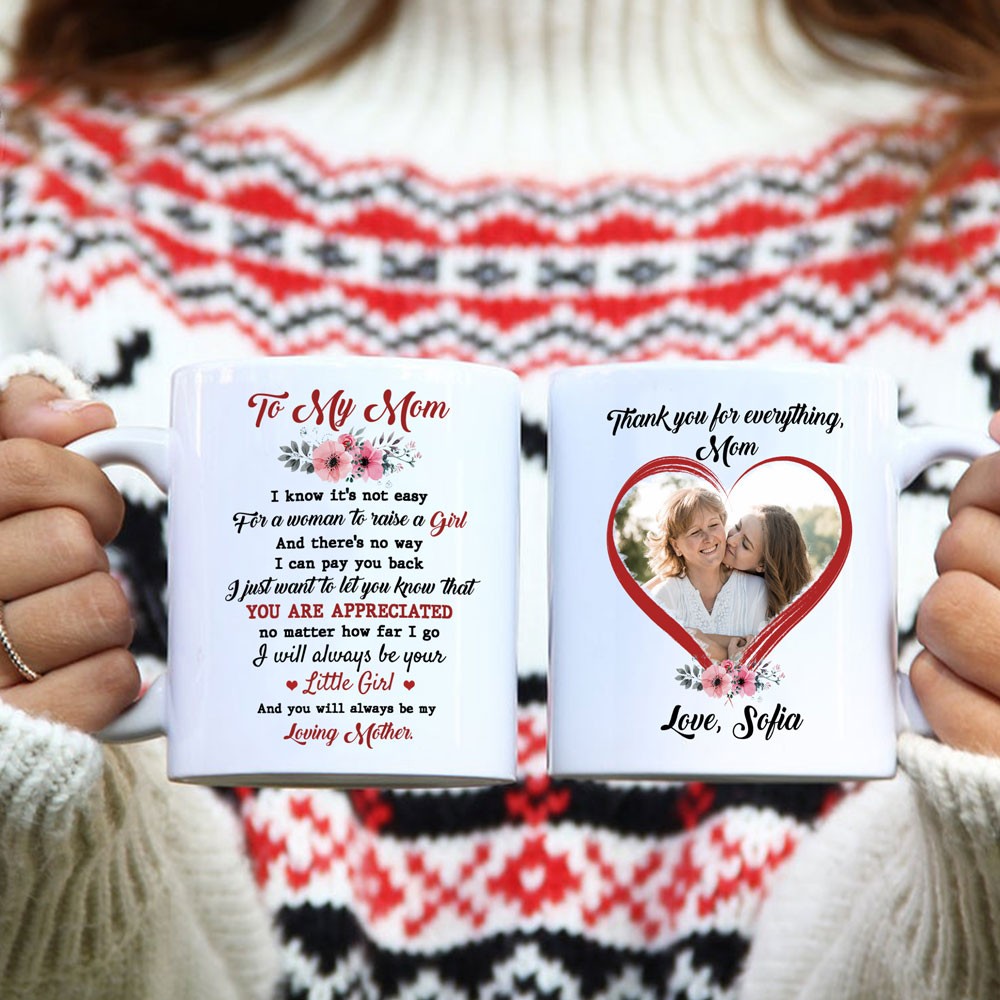 60390-Personalized Gift For Mom From Daughter Mug, Gift For Mom Mug, Mom Gifts From Daughter Mug H0