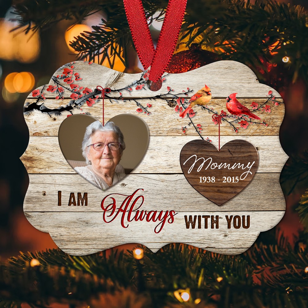 60592-Personalized Memorial Ornament, I Am Always With You Ornament H1