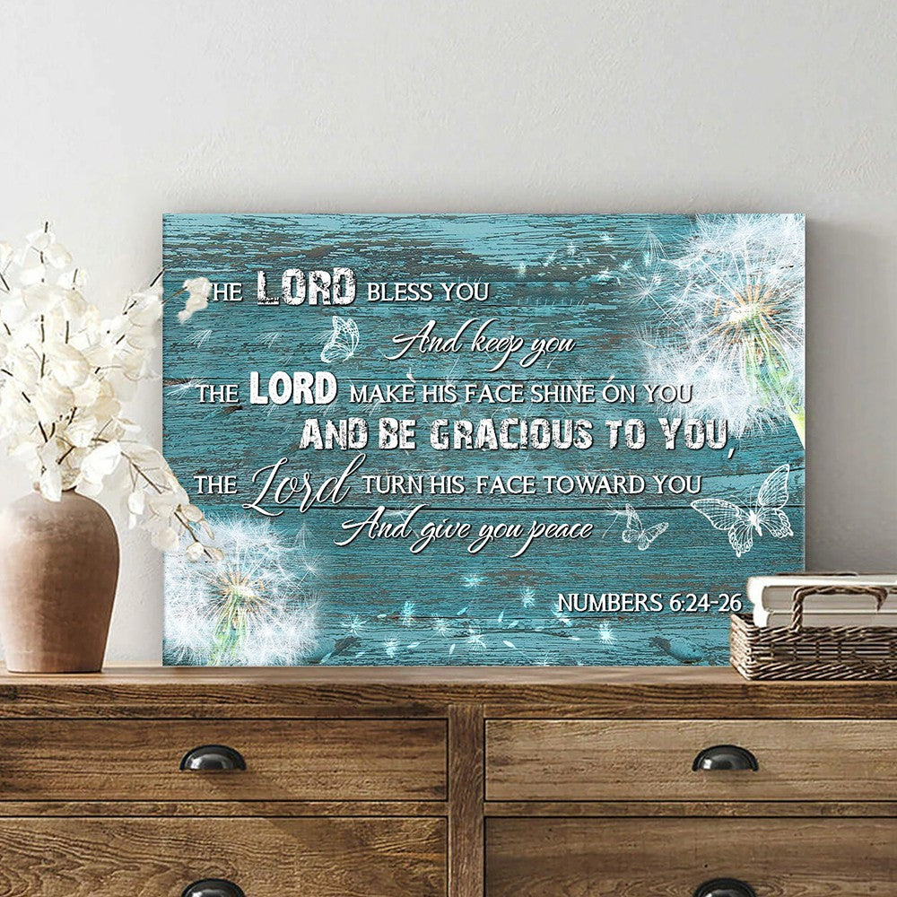 The Lord Bless You And Keep You Canvas
