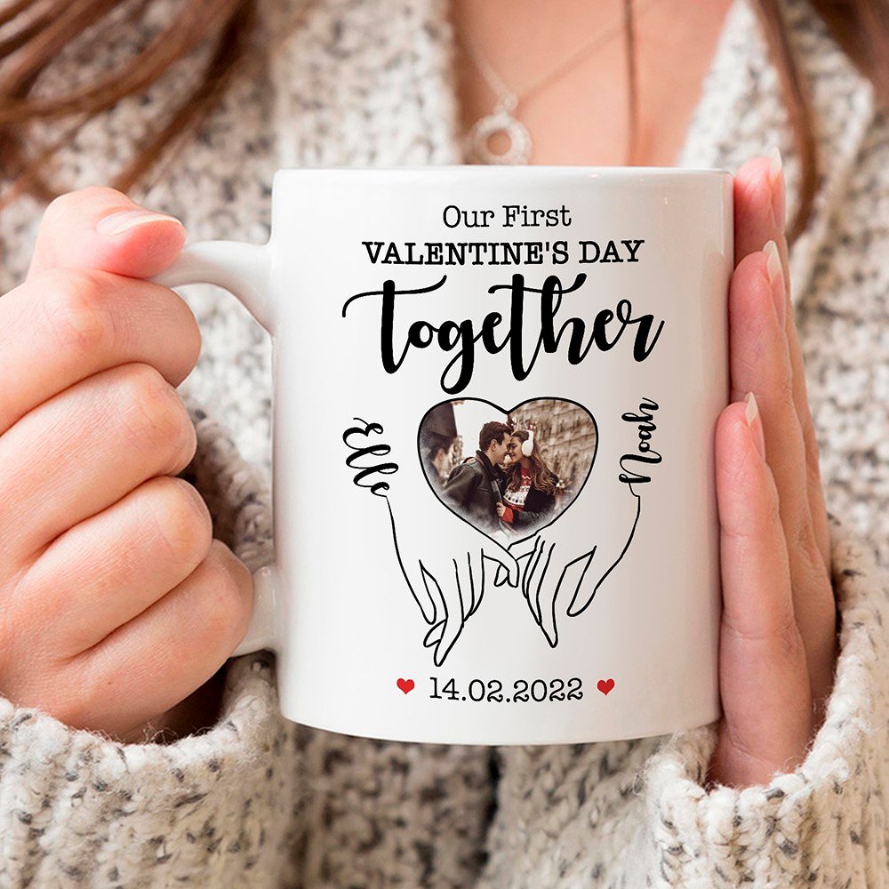 Valentine's Day Couple First Valentine's Day Together Personalized Mug