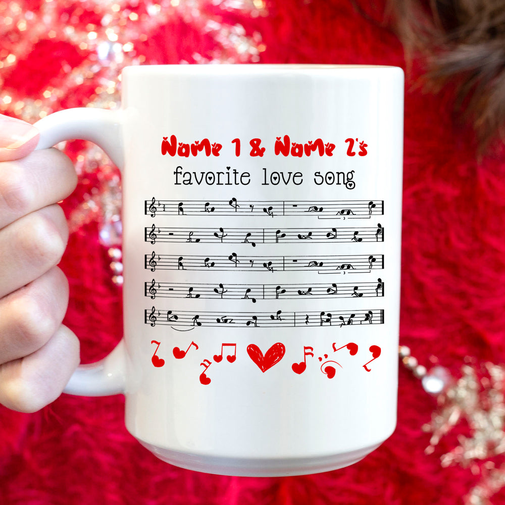 76316-Couple Our Favorite Love Song Funny Personalized Mug H0