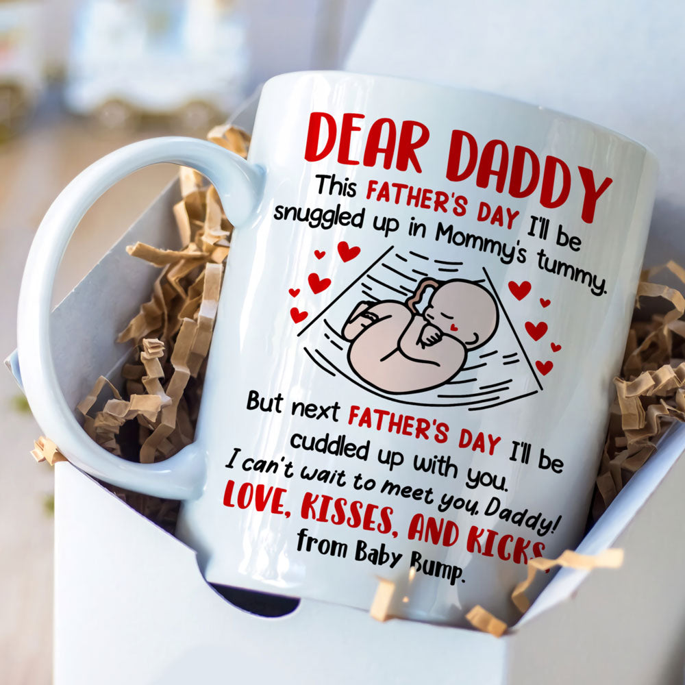 75228-Father's Day Dad Don't Have Ugly Daughter Personalized Image Mug H0