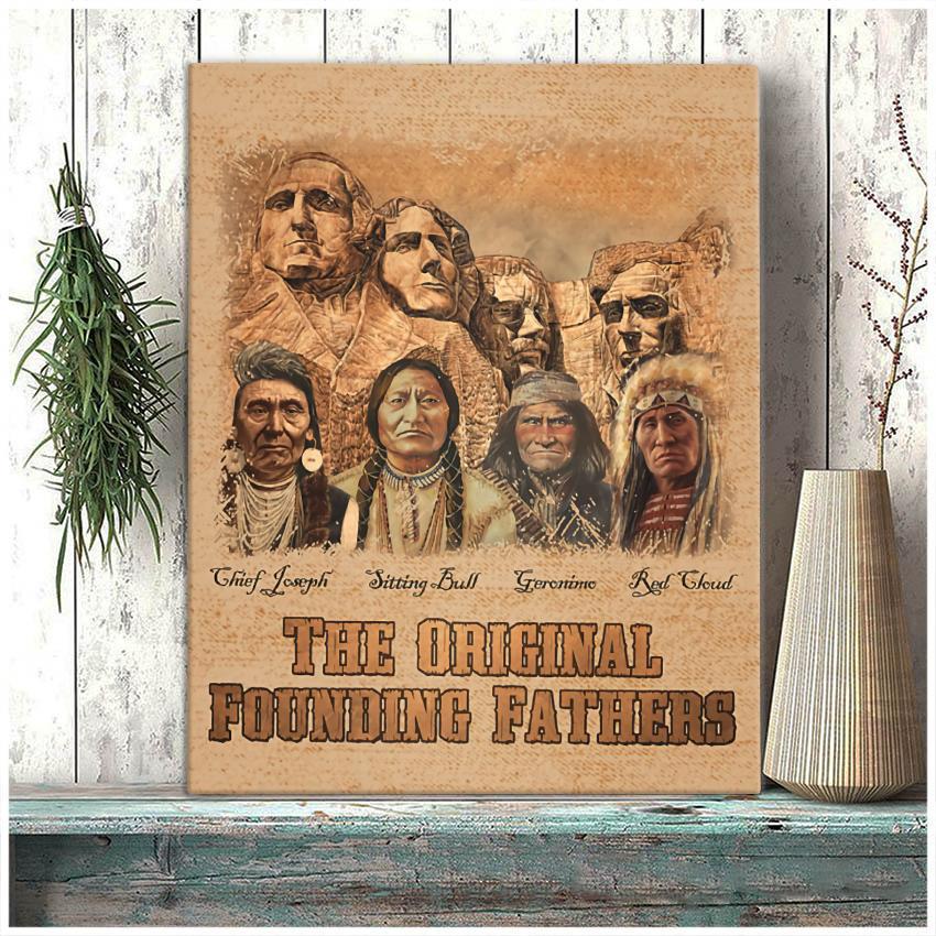The Original Founding Fathers Canvas Native American Canvas