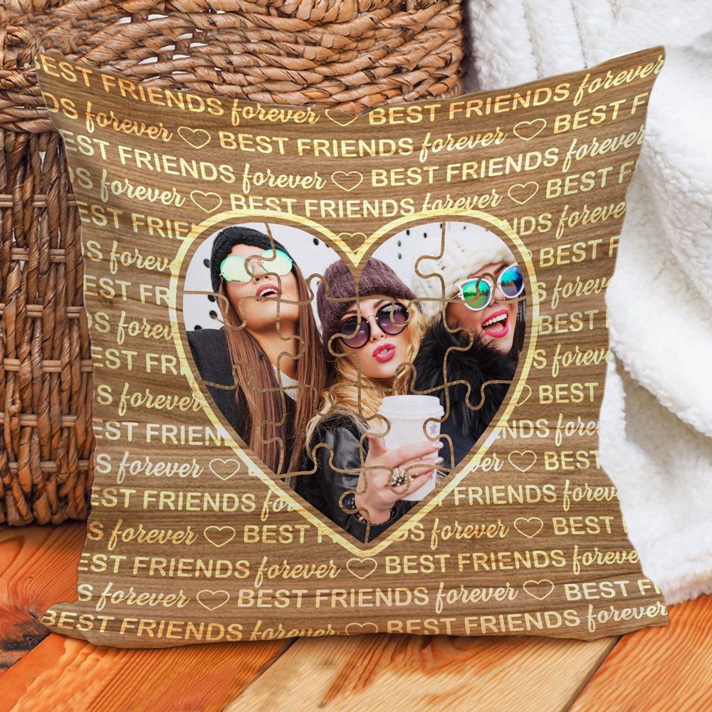 Personalized Best Friends Forever BFF Gift For Best Friends Pillow