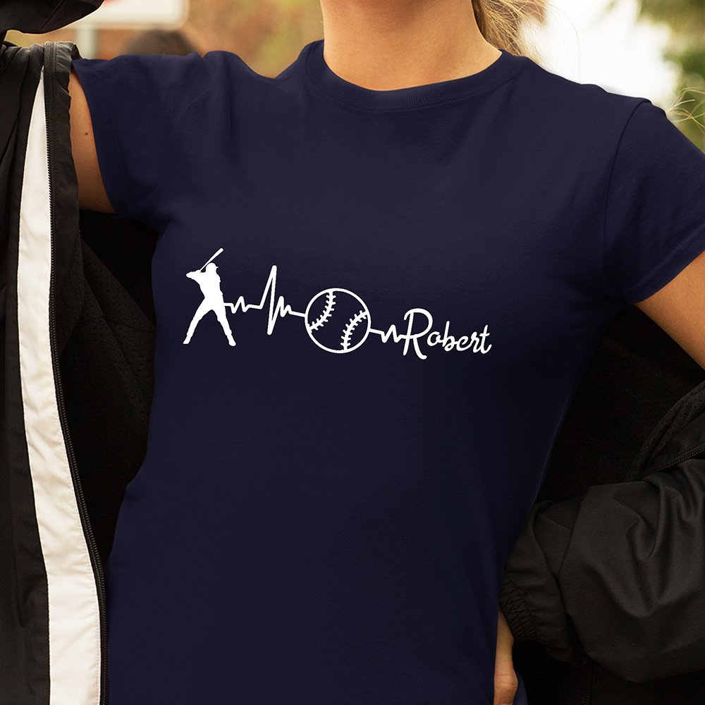 Baseball Player Baseball Mom Custom Name Personalized Shirt