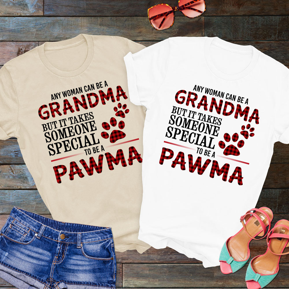 Pet Lovers Grandma Special To Be A Pawma Funny Shirt