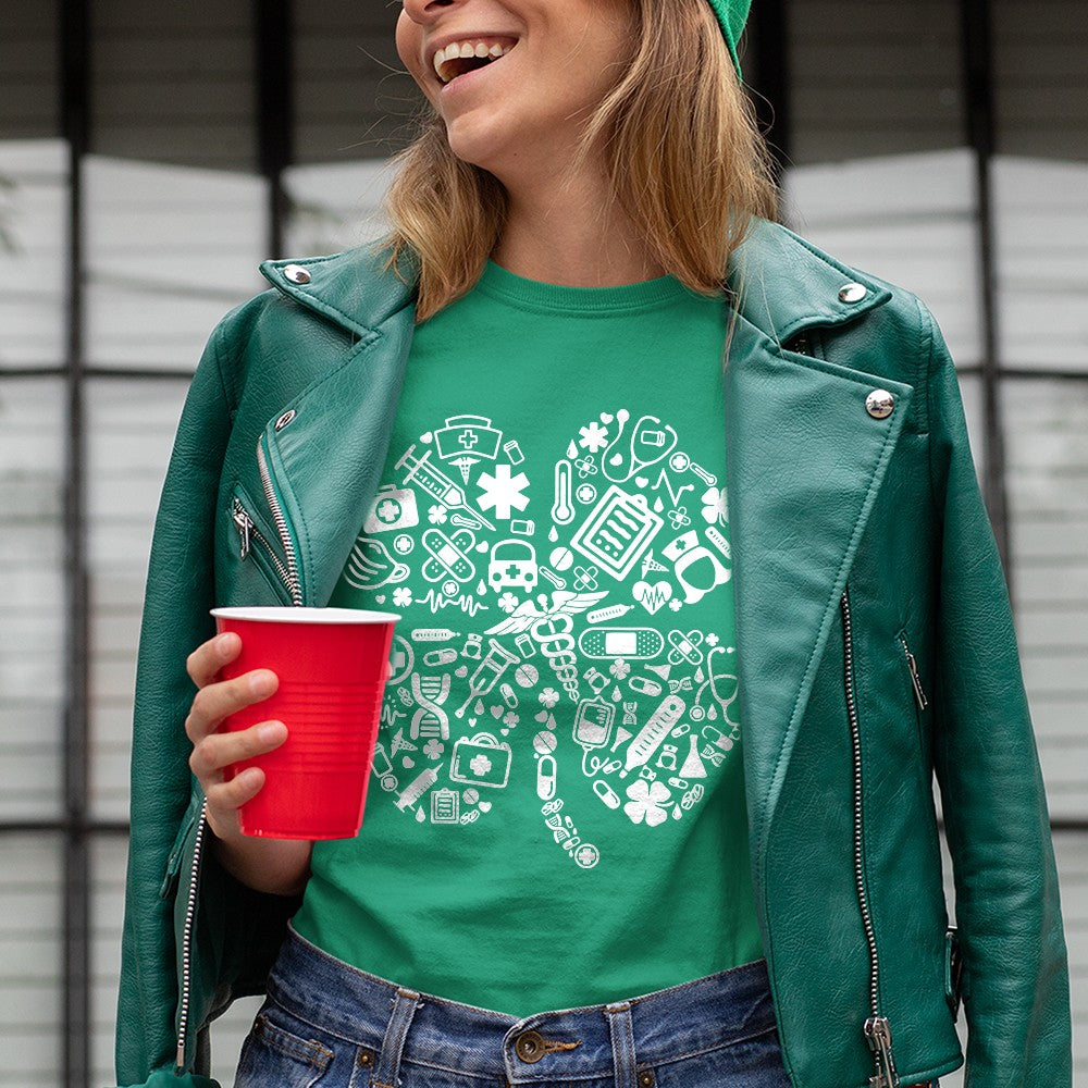 St. Patrick's Day Safety First Drink With A Nurse Shirt