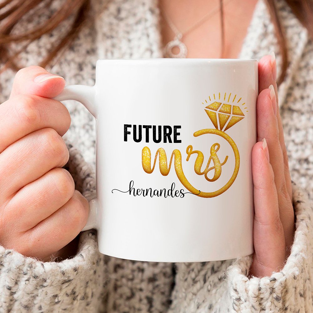 Engagement gifts Personalized future mrs engagement mug
