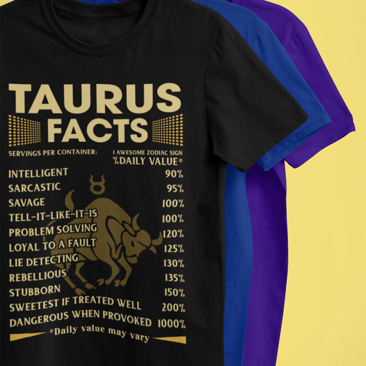 Taurus Fact Zodiac T Shirt