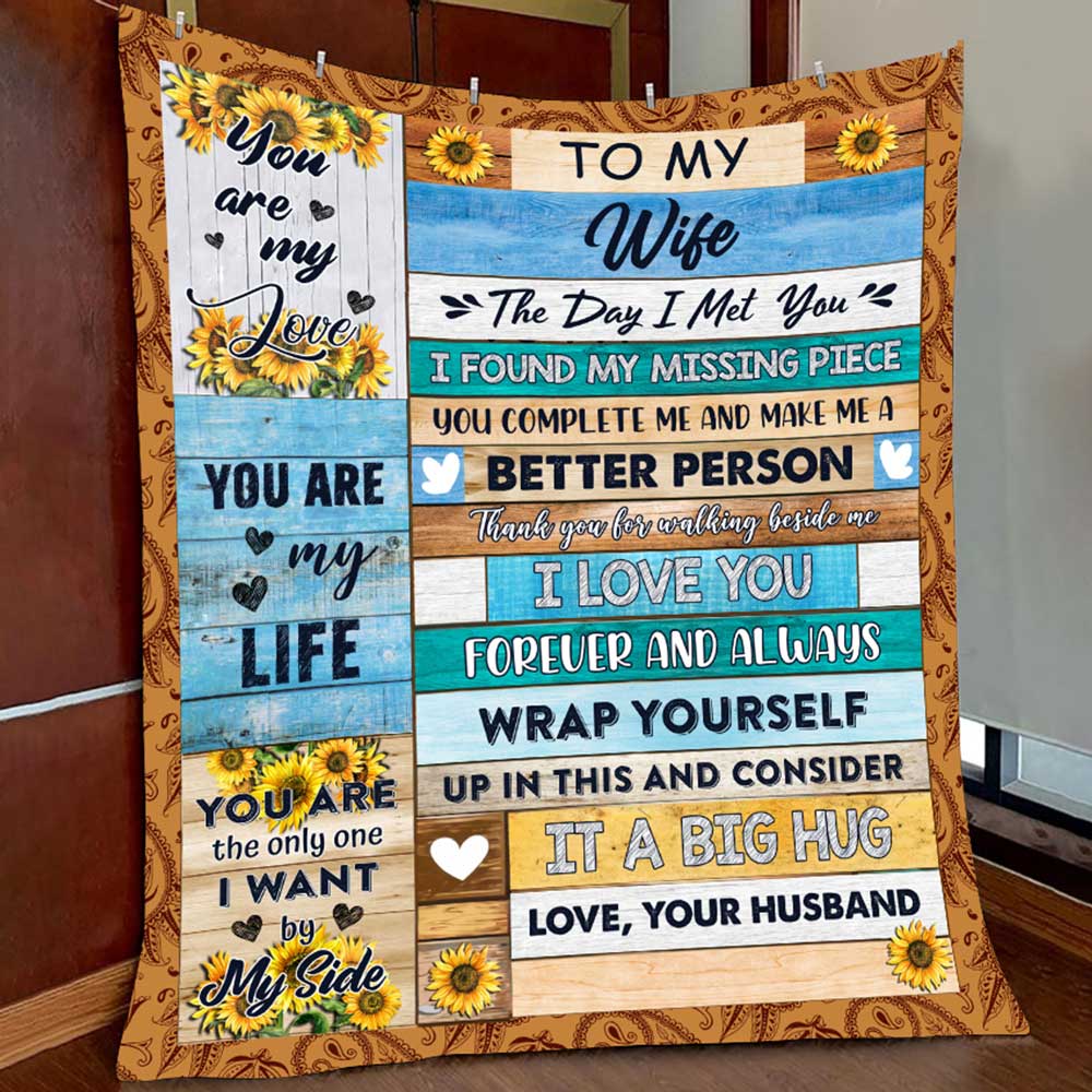 Gift For Wife From Husband You Are My Love Blanket Fleece Blanket