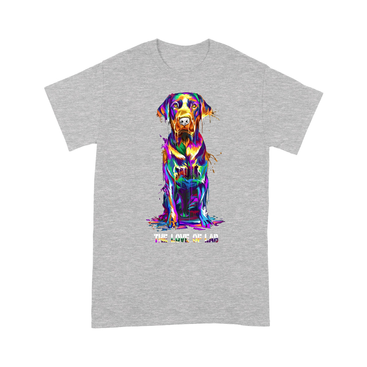 Colorful Labrador Retriever The Love Of Lab Shirt Gift For Dog Lover