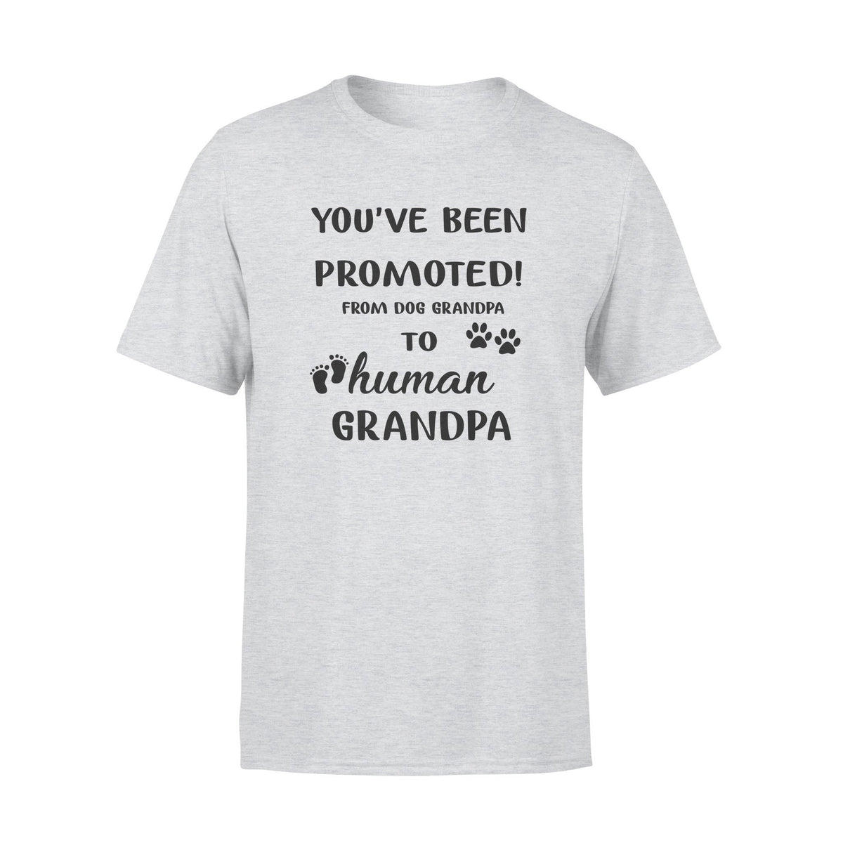 Promoted grandpa shirt gifts for dog lovers Standard Tshirt